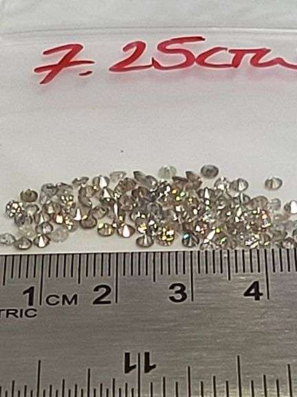 Very nice collection of 7.25 ctw natural white Diamonds