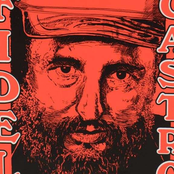 Fidel Castro by Steve Kaufman (1960-2010)
