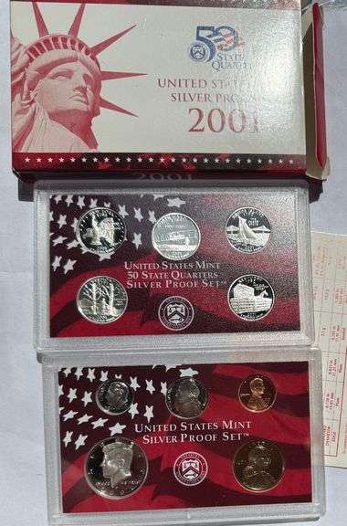 2001 Silver US Proof Set
