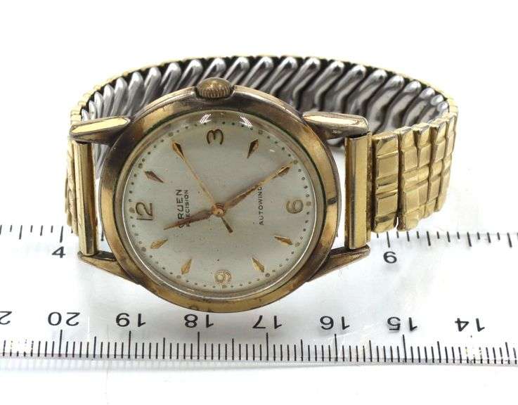 Gruen Precision 10kt gold filled watch