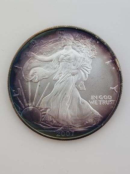 2007 American Silver Eagle, Toned