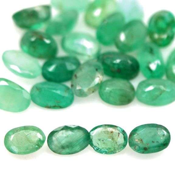 Real 9.80ct 31 piece Zambian Emerald set