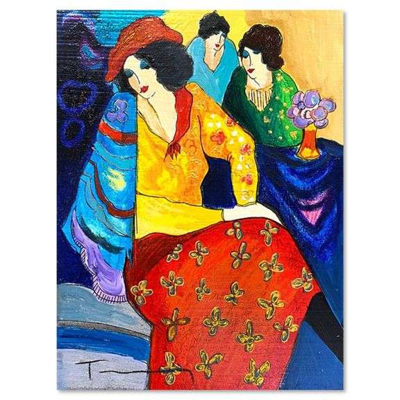 Blue Mood by Tarkay (1935-2012)