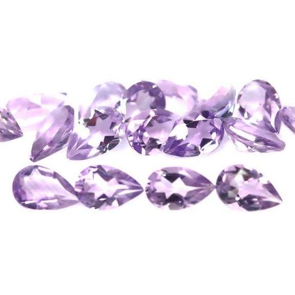 Glittering 12.80ct real Brazilian Amethyst set