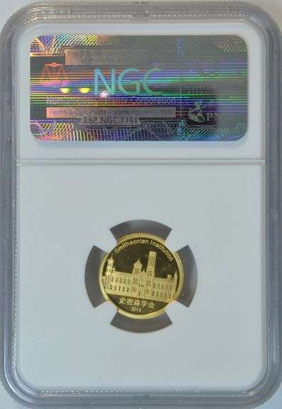 Flawless NGC PF70 ULTRA CAMEO 2014 1/10th oz China Gold Panda