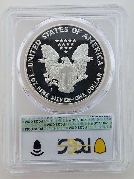 1989 S Silver Eagle, PCGS PF69 DCAM