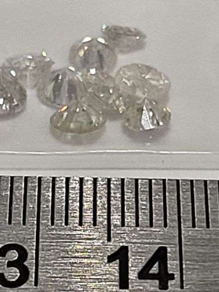 Verey large fine 3.06ctw white natural diamonds