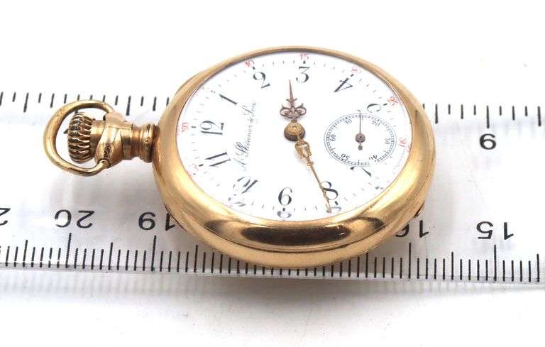 A. Skinner & Son 10kt gold filled pocket watch