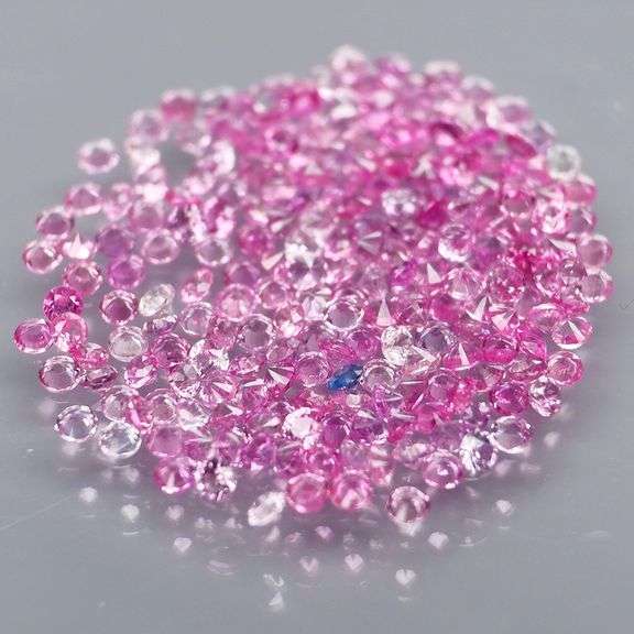Rare! Heated only! 2.05ct pink Sapphire set