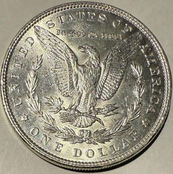 1886 BU Raw Frosty White Morgan Dollar