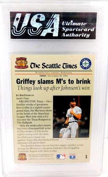 Ken Griffey, Jr. 1995 Pacific #1 Baseball Card, 10 Mint