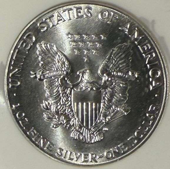 Frosty 1988 NGC MS 69 Silver Eagle.