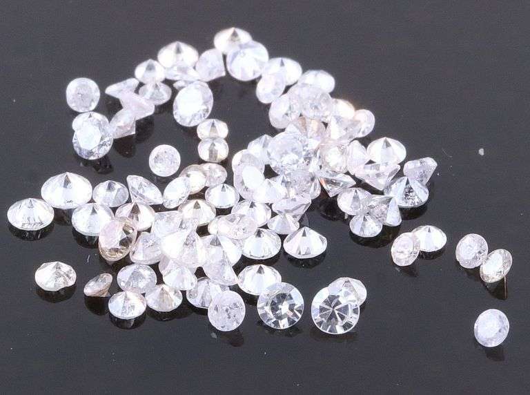 High fire 1.42ct set of REAL round brilliant Diamonds!