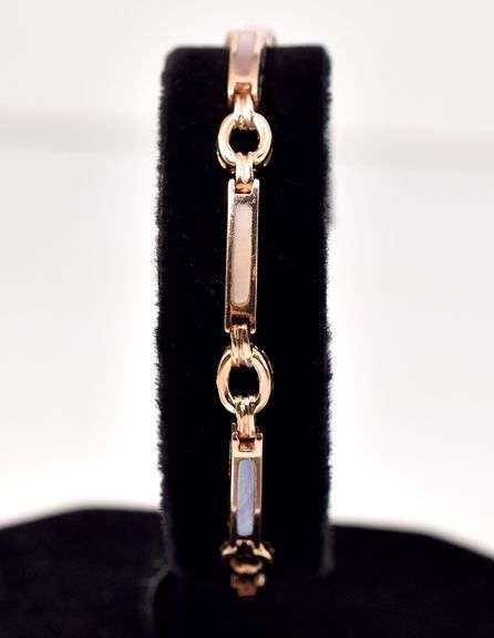 Darling Mother of Pearl Bracelet in 14K Rose Gold