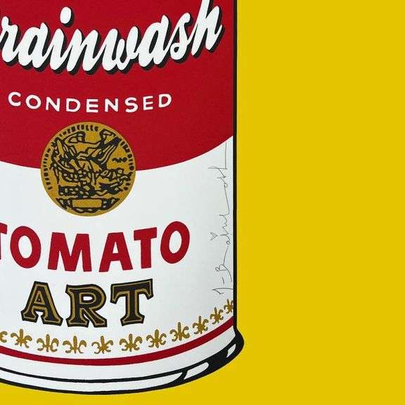 Tomato Pop (Yellow) by Mr Brainwash,
