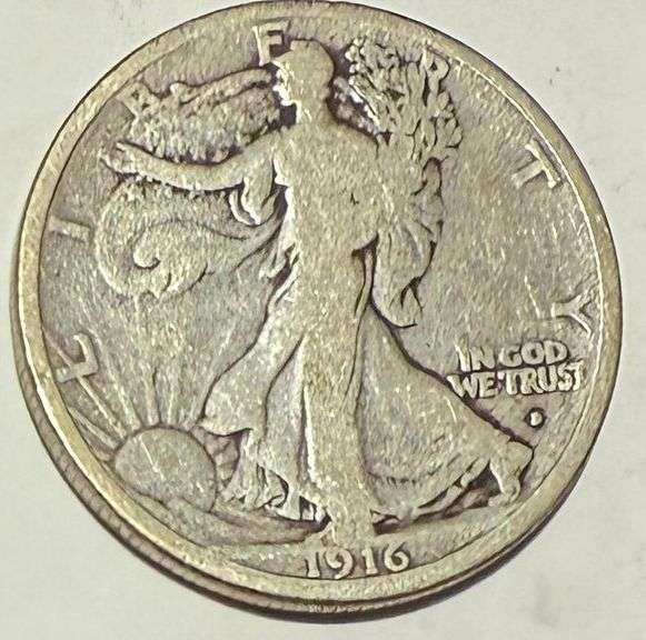 1916 D Walking Liberty Half