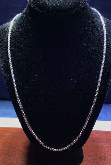 DELICATE 14K WHITE GOLD CHAIN