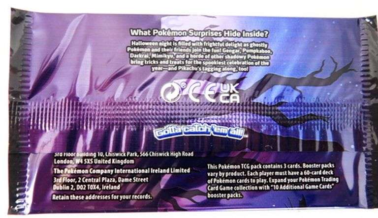 15 Pokémon Unopened/Sealed Trick or Trade Cards