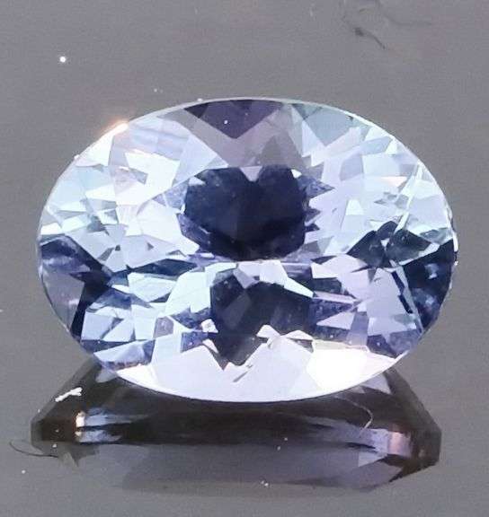 Awesome 1.02ct silvery blue violet Tanzanite -Unheated!