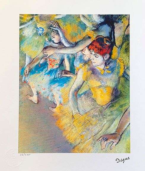 Limited Edition Edgar Degas, Dancers on the Stage