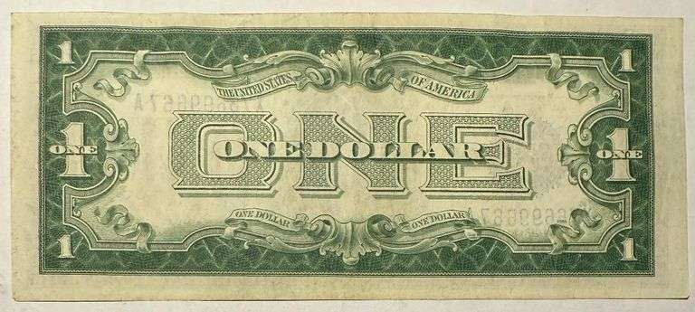 1928 A Uncirculated  $1 Funny Back Silver Certificate.