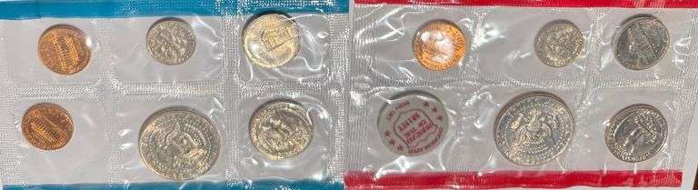 6 1971 US Mint 11 Piece Uncirculated Set