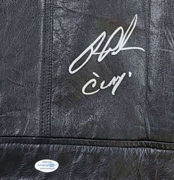 Ron Perlman Autographed Sons of Anarchy Leather Vest ACOA