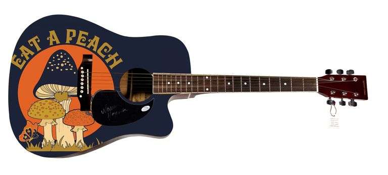 Warren Haynes Autographed Allman Brothers Custom 1/1 Graphics Guitar ACOA