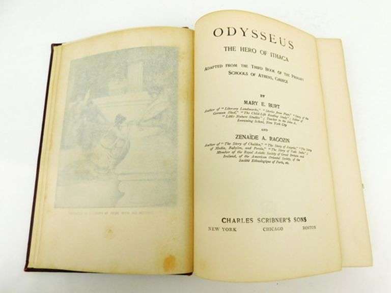 1898 Odysseus, The Hero of Ithaca Antique Book
