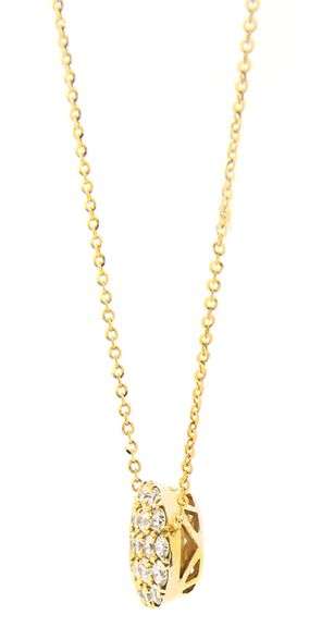 1.0 CTW Diamond Pendant Charm Necklace