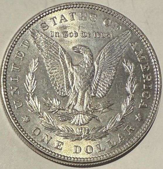 1886 BU Raw Frosty White Morgan Dollar