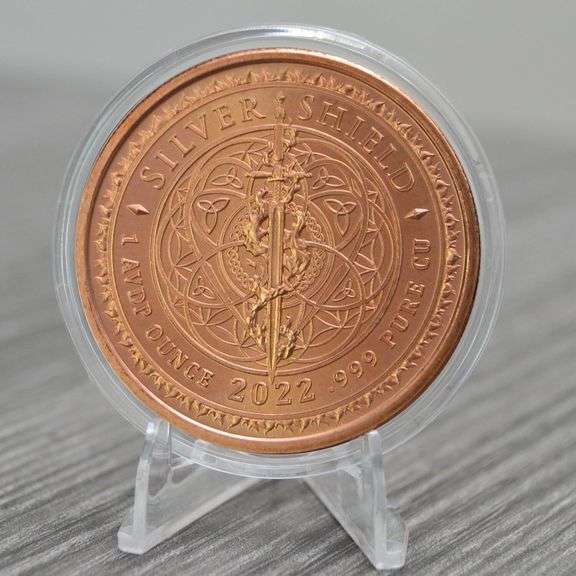Lady Justice 1oz .999 Fine Copper Bullion