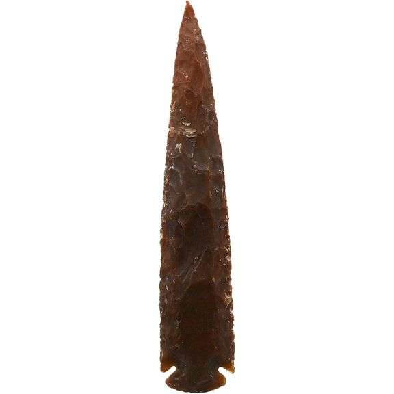 Hand-Knapped Jasper Crystal Arrowhead