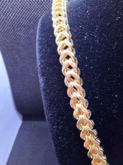 14K YELLOW GOLD FANCO LINK CHAIN