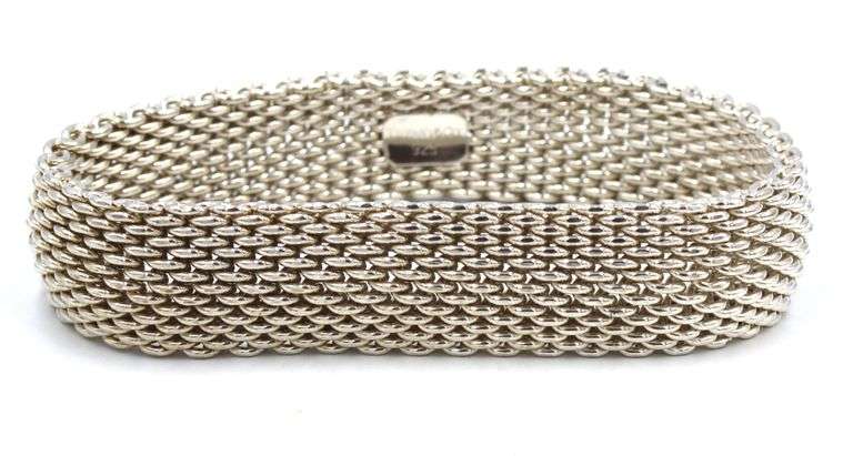 Tiffany & Co somerset mesh bracelet
