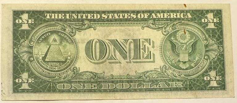 $1 Slider 1935A North Africa Emergency Issue Silver Certificate.