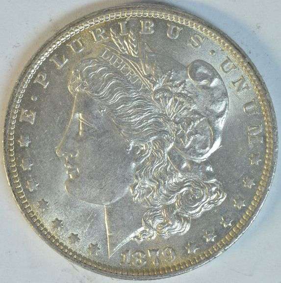 Lustrous BU 1879-O Morgan Silver Dollar. Key date
