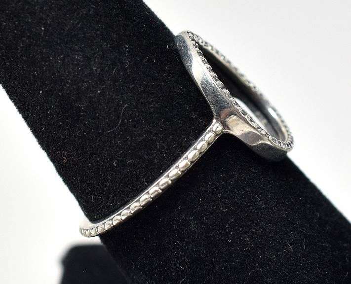 CZ Gemstone Ring in Sterling Silver