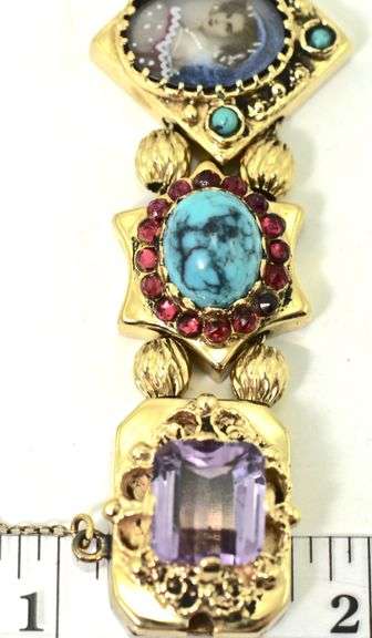 Exceptionally Nice 14K Estate Slide Bracelet