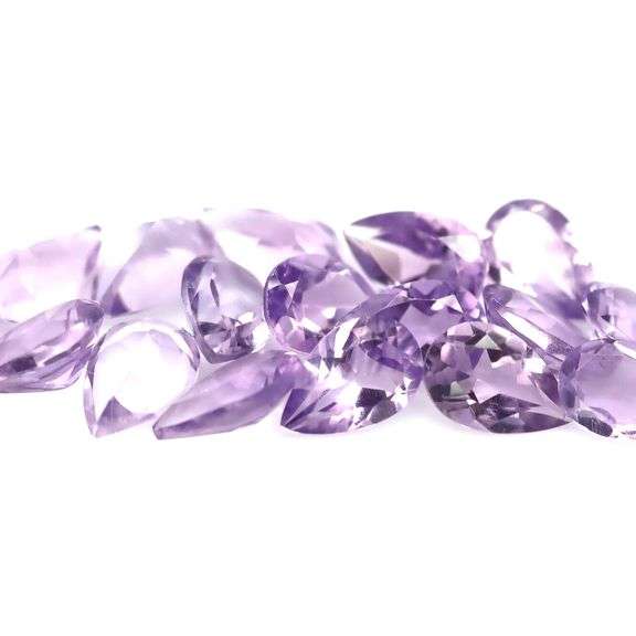 Glittering 12.80ct real Brazilian Amethyst set