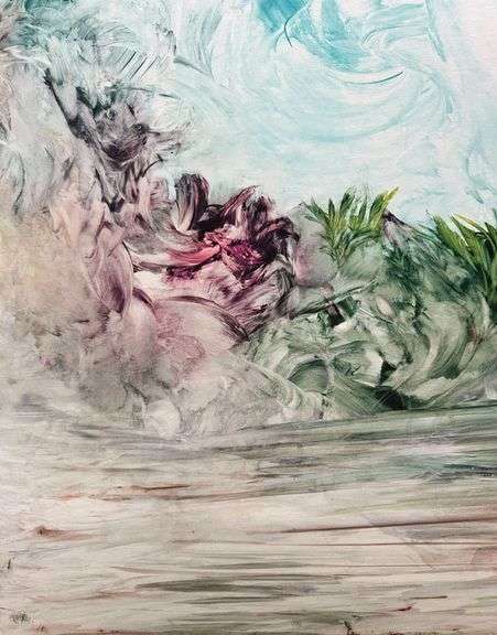 Father of Abstract Romanticism, Kamran Khavarani" Original hand signed and numered AP Giclee on Canv