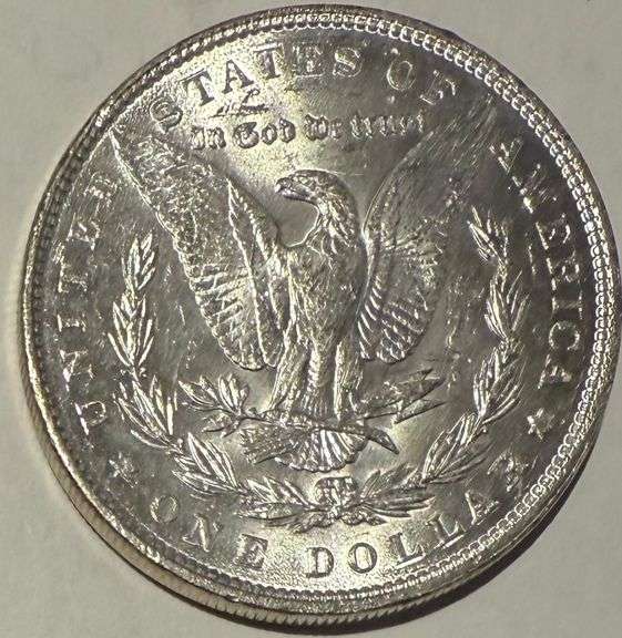 1887 BU Raw Frosty White Morgan Dollar