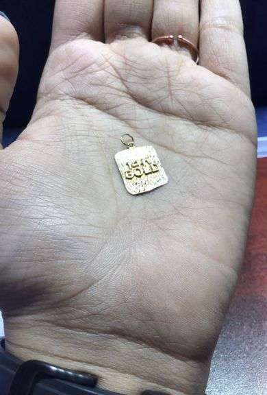 14K YELLOW GOLD PENDANT
