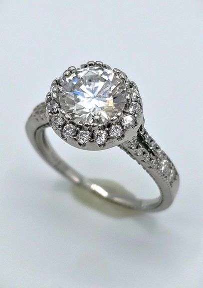 Dazzling 2.15 Ct Ice White Lab Simulated Diamond Ring