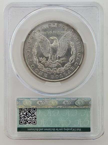 1885 O Morgan Silver Dollar, CAC MS63