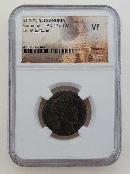 177-192 AD Egypt Alexander, Commodus - NGC VF