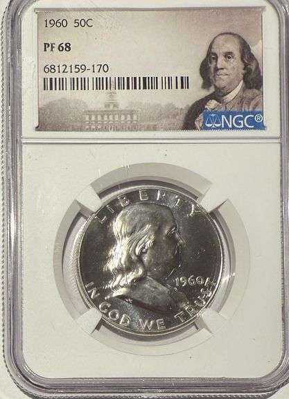 1960 Franklin Half NGC Proof 68
