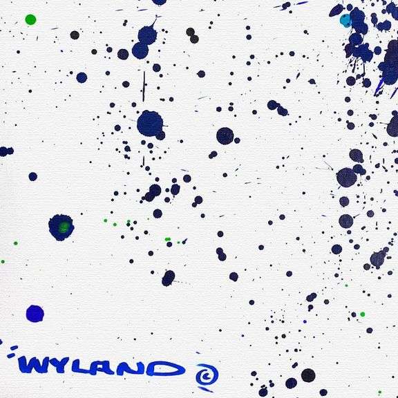 Untitled Abstract by Wyland