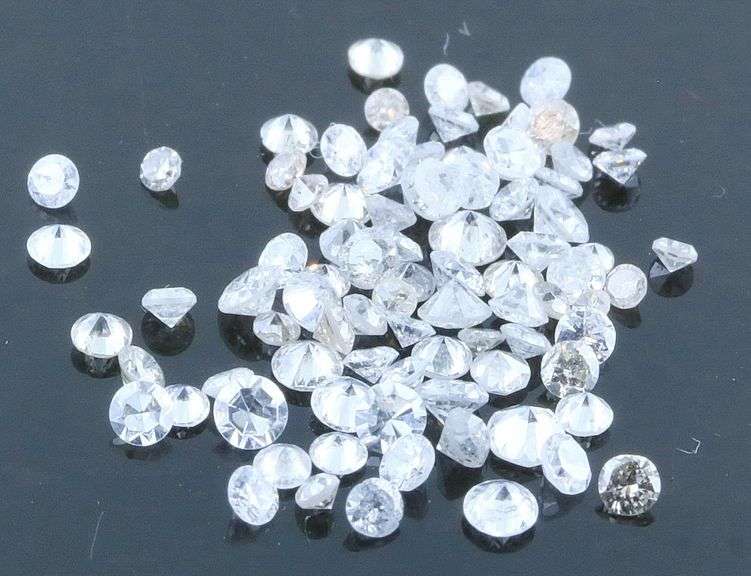 High fire 1.32ct set of REAL round brilliant Diamonds!