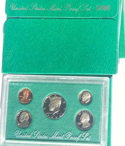 1994-7 Green Box US Proof Sets